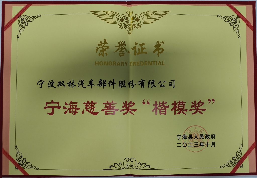 星空app官方在线入口-星空（中国）荣获首批宁海慈善奖“楷模奖”