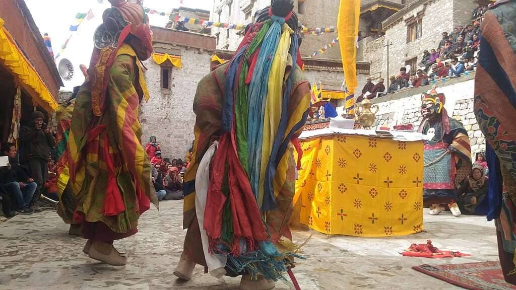 Cham Dance During Dosmoche festival at Leh palace